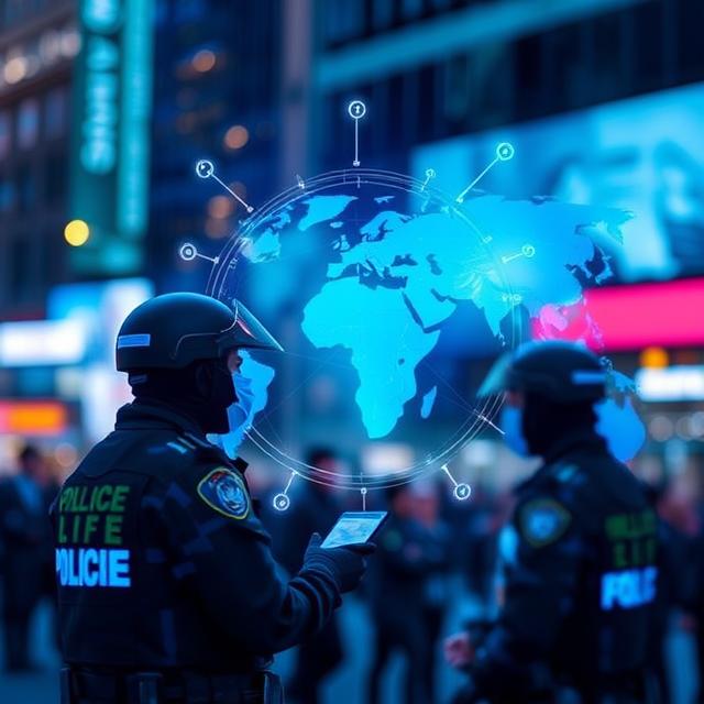 The Role of AI in Global Policing Organizations and Community Efforts