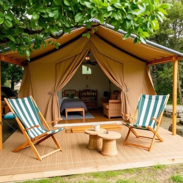 The Rise of Luxury Camping Holidays in the UK and Outdoor Chairs
